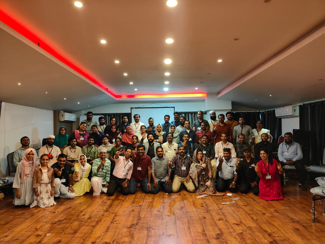 Trainers, teachers and professionals at a Train the Trainer Program batch